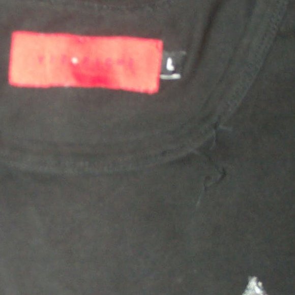 VIE+RICHE PARIS Color-Block Silver Sequin T-shirt - Picture 5 of 8